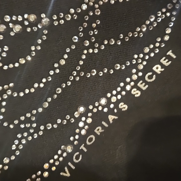 Victoria's Secret RARE Supermodel Essentials Black Zip Hoodie with Wing Detail - Picture 13 of 14